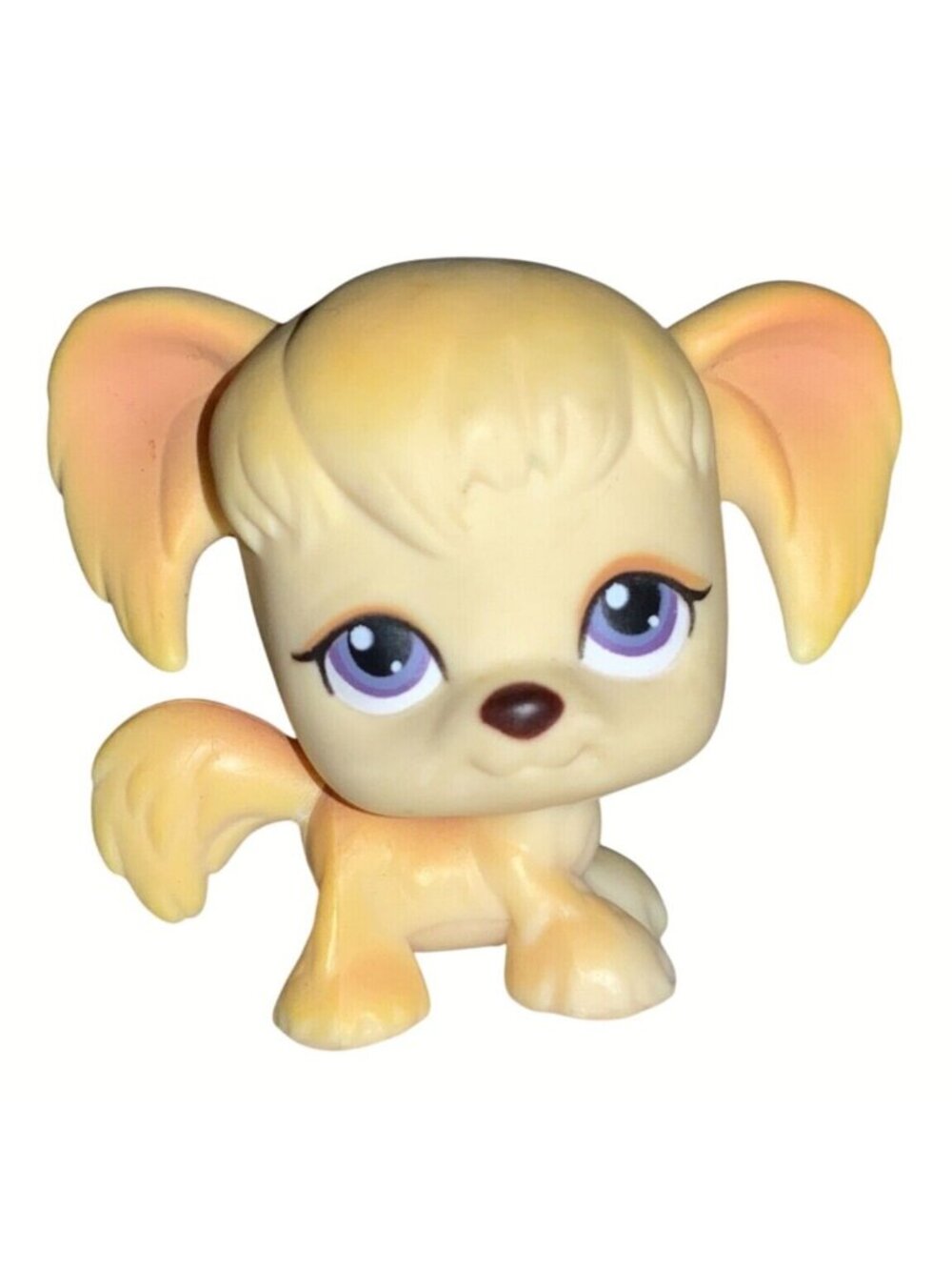 Littlest Pet Shop Cocker spaniel Puppy Purple Eyes 2004 Hasbro Magnet